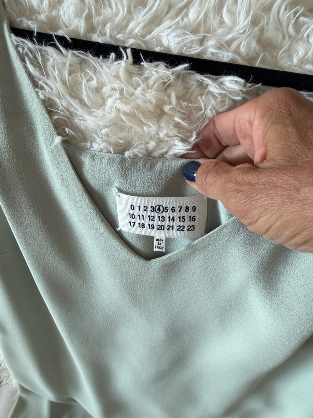 Maison Martin Margiela Light Sage Slip Dress - Picture 11 of 16